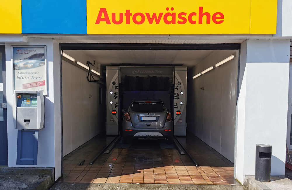 Waschanlage - Schaumvorhang Start